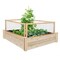 4 Pack Cedar Garden Trellis Set 45 x 23.5 Inch Garden Fence Panels
